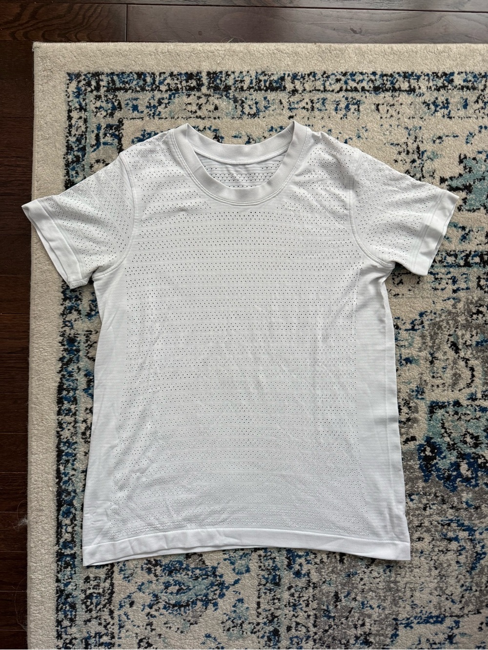 lululemon athletica White Short-Sleeve Perforated Tee